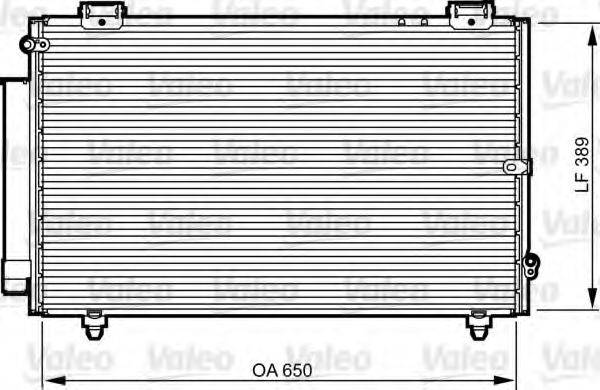 VALEO 814238 Конденсатор, кондиціонер