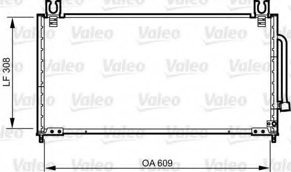 VALEO 814257 Конденсатор, кондиціонер