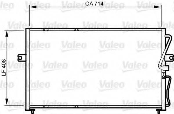 VALEO 814270 Конденсатор, кондиціонер