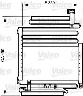 VALEO 814296 Конденсатор, кондиціонер