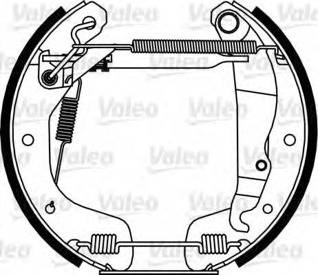 VALEO 554894 Комплект гальмівних колодок