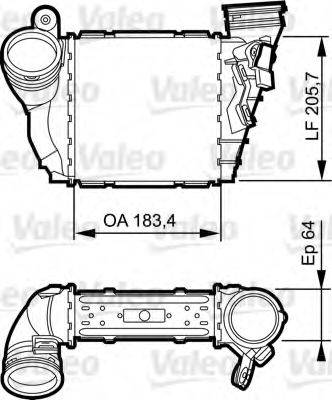 VALEO 817557 Інтеркулер