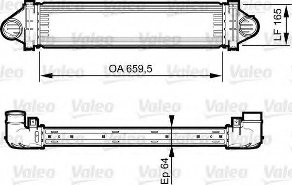 VALEO 818245 Інтеркулер