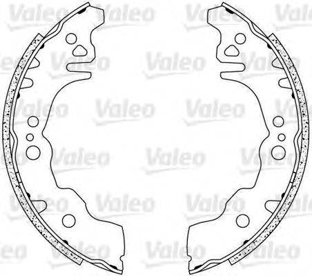 VALEO 564079 Комплект гальмівних колодок