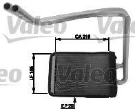 VALEO 812445 Теплообмінник, опалення салону