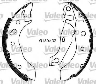 VALEO 554774 Комплект гальмівних колодок