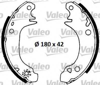 VALEO 553622 Комплект гальмівних колодок