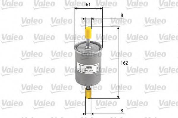 VALEO 587008 Паливний фільтр