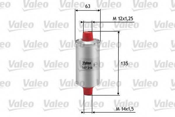 VALEO 587218 Паливний фільтр