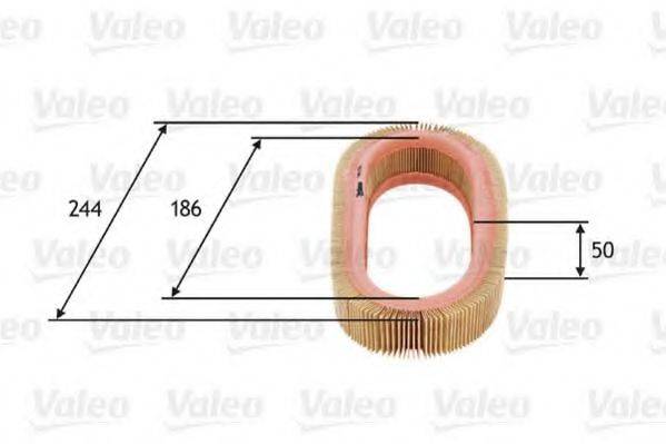 VALEO 585616 Повітряний фільтр