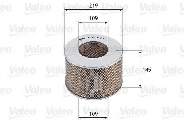 VALEO 585646 Повітряний фільтр