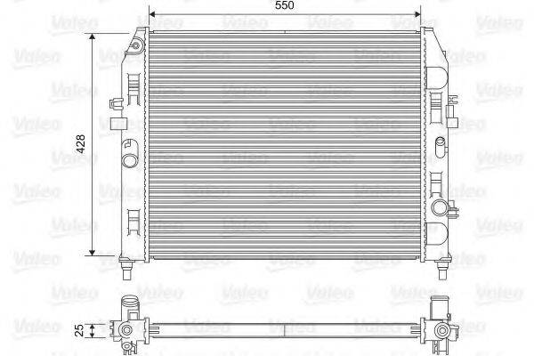 VALEO 701612 Радіатор, охолодження двигуна