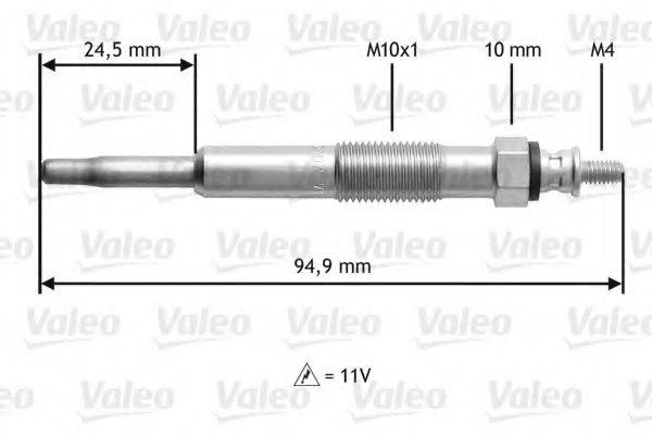 BOSCH 250202131 Свічка розжарювання