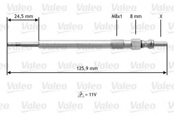 VALEO 345164 Свічка розжарювання