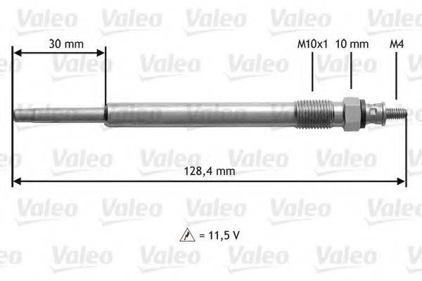 VALEO 345179 Свічка розжарювання