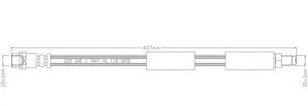 REMKAFLEX 4156 Гальмівний шланг