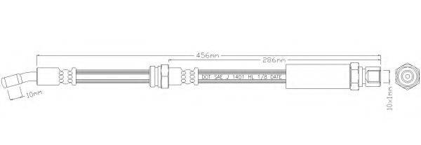 REMKAFLEX 5107 Гальмівний шланг