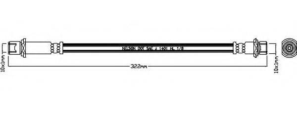 REMKAFLEX 7353 Гальмівний шланг