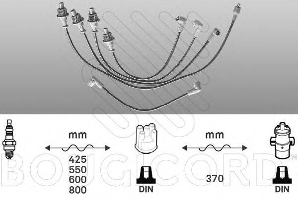 BOUGICORD 3192 Комплект дротів запалювання