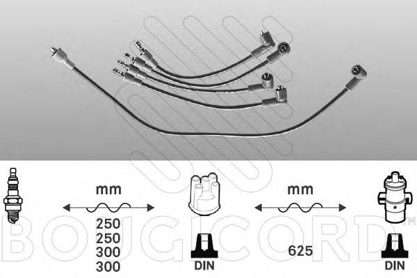 BOUGICORD 3463 Комплект дротів запалювання
