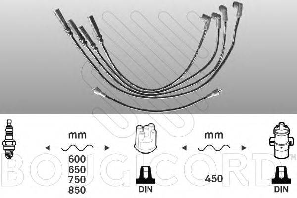 BOUGICORD 4027 Комплект дротів запалювання