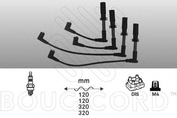 BOUGICORD 7416 Комплект дротів запалювання
