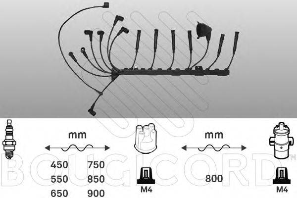 BOUGICORD 4171 Комплект дротів запалювання