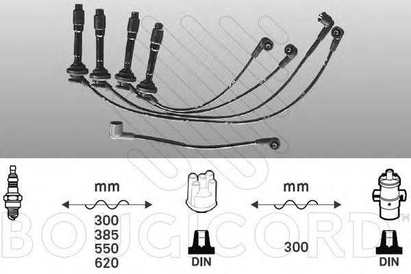 BOUGICORD 6820 Комплект дротів запалювання