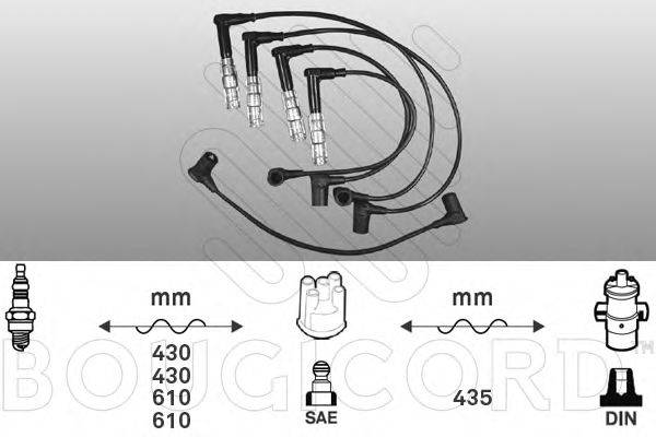 BOUGICORD 7154 Комплект дротів запалювання