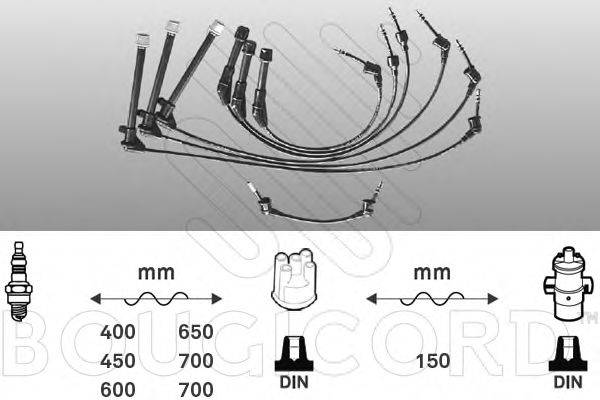 BOUGICORD 7176 Комплект дротів запалювання