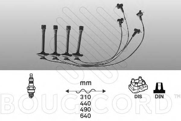 BOUGICORD 7191 Комплект дротів запалювання
