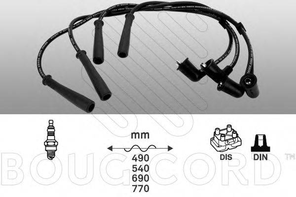 BOUGICORD 8118 Комплект дротів запалювання