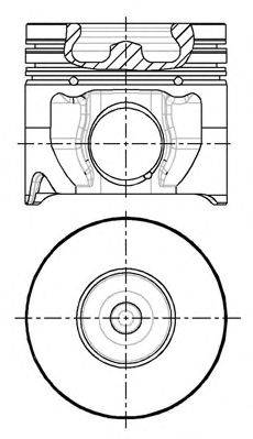 NURAL 8714810700 Поршень