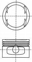 NURAL 8712480600 Поршень