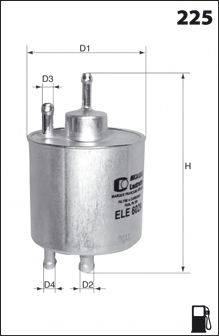 MECAFILTER ELE6093 Паливний фільтр