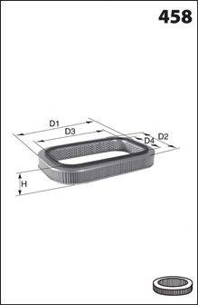 MECAFILTER EL3556 Повітряний фільтр