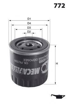 MECAFILTER ELH4080 Масляний фільтр