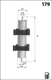 MECAFILTER ELG5426 Паливний фільтр