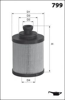 MECAFILTER ELH4468 Масляний фільтр