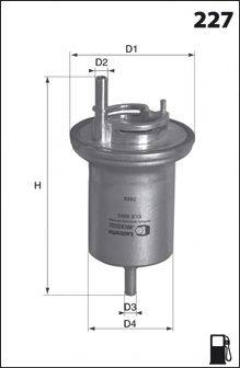 MECAFILTER ELE6063 Паливний фільтр