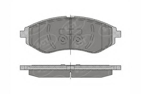 SCT GERMANY SP290PR Комплект гальмівних колодок, дискове гальмо