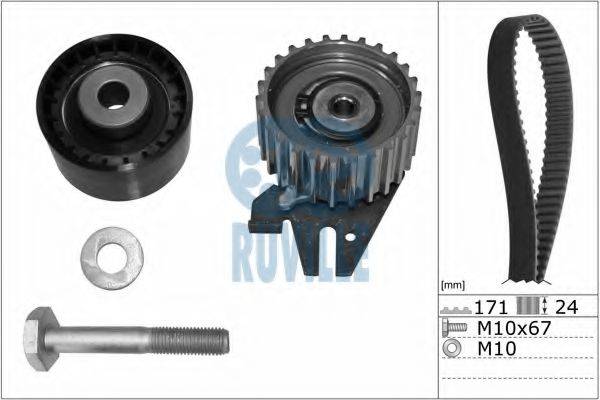 RUVILLE 5603870 Комплект ременя ГРМ