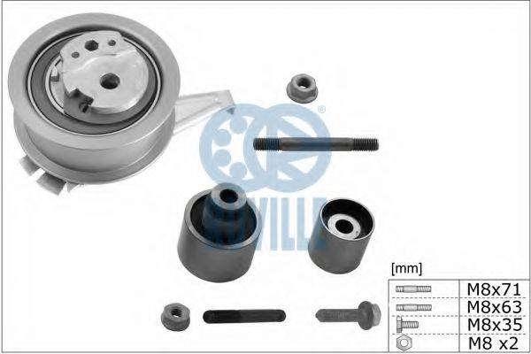 RUVILLE 5639050 Комплект роликів, зубчастий ремінь