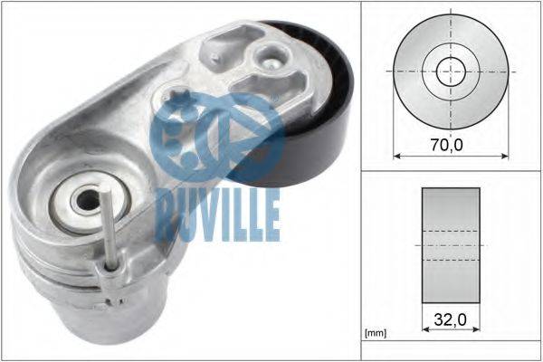 RUVILLE 57603 Натяжна планка, полікліновий ремінь