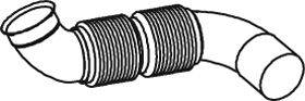DINEX 56123 Труба вихлопного газу
