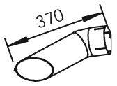 DINEX 54651 Труба вихлопного газу