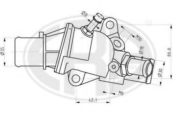 ERA 350271 Термостат, охолоджуюча рідина