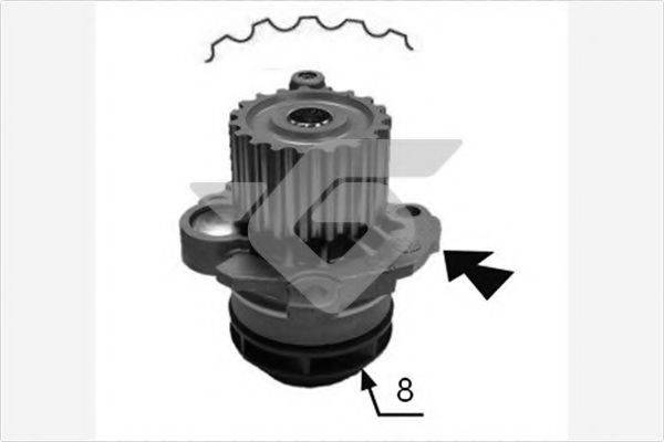 HUTCHINSON WP0079V Водяний насос