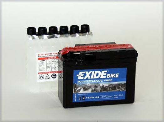 EXIDE ETR4ABS Стартерна акумуляторна батарея; Стартерна акумуляторна батарея