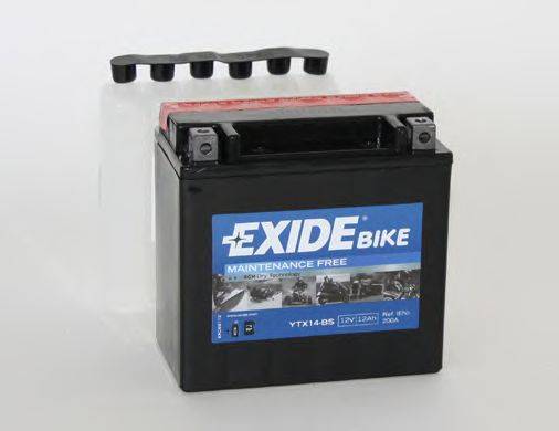 EXIDE ETX14BS Стартерна акумуляторна батарея; Стартерна акумуляторна батарея